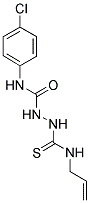 ((4-CHLOROPHENYL)AMINO)-N-(((PROP-2-ENYLAMINO)THIOXOMETHYL)AMINO)FORMAMIDE
