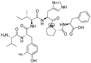 ANGIOTENSIN II, (3-8), [3-(125I)TYR] (HUMAN) Struktur