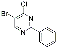 5-BROMO-4-CHLORO-2-PHENYLPYRIMIDINE Structure