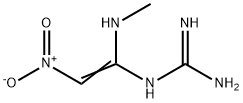 N-[1-(METHYLAMINO)-2-NITROVINYL]GUANIDINE Struktur