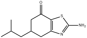 2-AMINO-5-(2-METHYLPROPYL)-4,5,6-TRIHYDROBENZOTHIAZOL-7-ONE Structure