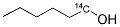 HEXANOL, N-, [1-14C] Struktur