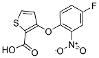 3-(4-FLUORO-2-NITROPHENOXY)-2-THIOPHENECARBOXYLIC ACID Struktur