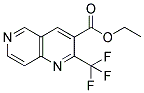 2-(TRIFLUOROMETHYL)-1,6-NAPHTHYRIDINE-3-CARBOXYLIC ETHYL ESTER Struktur