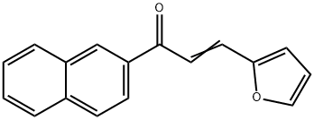 (E)-3-(2-FURYL)-1-(2-NAPHTHYL)-2-PROPEN-1-ONE Struktur