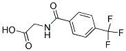 [[4-(TRIFLUOROMETHYL)BENZOYL]AMINO]ACETIC ACID Struktur