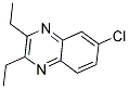 6-CHLORO-2,3-DIETHYLQUINOXALINE Structure