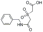 2-([2-(BENZYLAMINO)-2-OXOETHYL]SULFONYL)ACETIC ACID Struktur