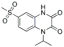 1-ISOPROPYL-6-(METHYLSULPHONYL)-2,3(1H,4H)-QUINOXALINEDIONE Struktur