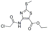 ETHYL 4-[(2-CHLOROACETYL)AMINO]-2-(METHYLTHIO)-1,3-THIAZOLE-5-CARBOXYLATE Structure