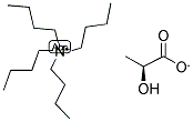 TETRA-N-BUTYLAMMONIUM L-LACTATE Struktur