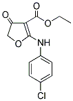 ETHYL 2-((4-CHLOROPHENYL)AMINO)-5-OXO-3-OXOLENECARBOXYLATE|