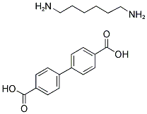 HEXAMETHYLENE DIAMMONIUM-4,4'-BIBENZOATE Structure