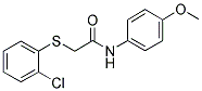 2-[(2-CHLOROPHENYL)SULFANYL]-N-(4-METHOXYPHENYL)ACETAMIDE Struktur