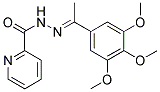2'-(3,4,5-TRIMETHOXY-A-METHYLB3ENZYLIDENE)-2-PYRIDINECARBOHYDRAZIDE Struktur