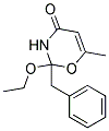 2-BENZYL-2-ETHOXY-6-METHYL-2,3-DIHYDRO-1,3-OXAZIN-4-ONE Struktur