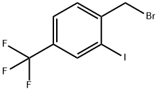 1-溴甲基-2-碘-4-三氟甲基苯 結構式