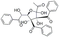 1-Acetyl-2,3,5-Tribenzoyl--D-Ribofuranose Struktur