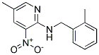 (2-Methyl-benzyl)-(5-methyl-3-nitro-pyridin-2-yl)-amine Struktur