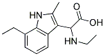 2-(7-ETHYL-2-METHYL-1H-INDOL-3-YL)-2-(ETHYLAMINO)ACETIC ACID Struktur