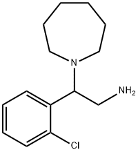 2-AZEPAN-1-YL-2-(2-CHLORO-PHENYL)-ETHYLAMINE Structure