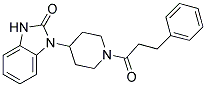 1-[1-(3-PHENYLPROPANOYL)PIPERIDIN-4-YL]-1,3-DIHYDRO-2H-BENZIMIDAZOL-2-ONE Structure