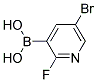 2-Fluoro-5-bromopyridine-3-boronic acid