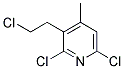2,6-DICHLORO-3-(2-CHLOROETHYL)-4-METHYLPYRIDINE Struktur