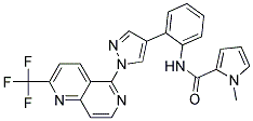 1-METHYL-N-(2-(1-[2-(TRIFLUOROMETHYL)-1,6-NAPHTHYRIDIN-5-YL]-1H-PYRAZOL-4-YL)PHENYL)-1H-PYRROLE-2-CARBOXAMIDE