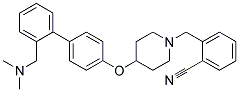 2-([4-((2'-[(DIMETHYLAMINO)METHYL]BIPHENYL-4-YL)OXY)PIPERIDIN-1-YL]METHYL)BENZONITRILE