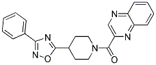 2-([4-(3-PHENYL-1,2,4-OXADIAZOL-5-YL)PIPERIDIN-1-YL]CARBONYL)QUINOXALINE