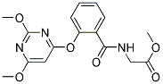 [2-[(2,6-DIMETHOXYPYRIMIDIN-4-YL)OXY]BENZAMIDO]ACETIC ACID, METHYL ESTER