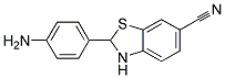 2-(4-AMINO-PHENYL)-2,3-DIHYDRO-BENZOTHIAZOLE-6-CARBONITRILE 結(jié)構(gòu)式