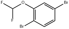 1,4-Dibromo-2-(difluoromethoxy)benzene Struktur