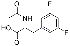 2-(ACETYLAMINO)-3-(3,5-DIFLUOROPHENYL)PROPANOIC ACID Struktur