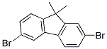 2,6-DIBROMO-9,9-DIMETHYL-9H-FLUORENE Struktur