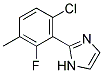 2-(6-CHLORO-2-FLUORO-3-METHYL-PHENYL)-1H-IMIDAZOLE|