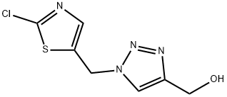 1-[(2-Chloro-1,3-thiazol-5-yl)methyl]-4-(hydroxymethyl)-1H-1,2,3-triazole Structure