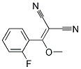 [(2-fluorophenyl)(methoxy)methylidene]propanedinitrile Struktur