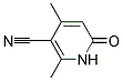 2,4-DIMETHYL-6-OXO-1,6-DIHYDRO-3-PYRIDINECARBONITRILE Struktur