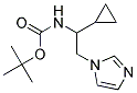 (1-IMIDAZOL-1-YLMETHYL-CYCLOPROPYLMETHYL)-CARBAMIC ACID TERT-BUTYL ESTER Struktur