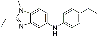 (2-ETHYL-1-METHYL-1H-BENZOIMIDAZOL-5-YL)-(4-ETHYL-PHENYL)-AMINE Struktur