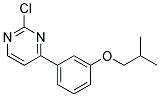 2-Chloro-4-(3-isobutoxy-phenyl)-pyrimidine Struktur