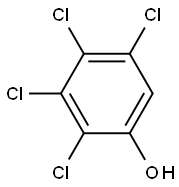 2,3,4,5-TETRACHLOROPHENOL SOLUTION 100UG/ML IN METHYLENE CHLORIDE 1ML Struktur