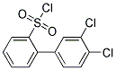 [2-(3,4-DICHLOROPHENYL)PHENYL]SULPHONYL CHLORIDE Struktur