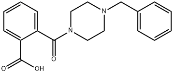 2-[(4-BENZYL-1-PIPERAZINYL)CARBONYL]BENZOIC ACID Struktur
