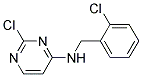 2-chloro-N-(2-chlorobenzyl)pyrimidin-4-amine Struktur