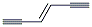1,5-HEXADIYNE-3-ENE Struktur