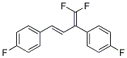 2,4-DI-(4-FLUOROPHENYL)-1,1-DIFLUORO-1,3-BUTADIENE Struktur