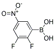 2,3-DIFLUORO-5-NITROPHENYLBORONIC ACID Struktur